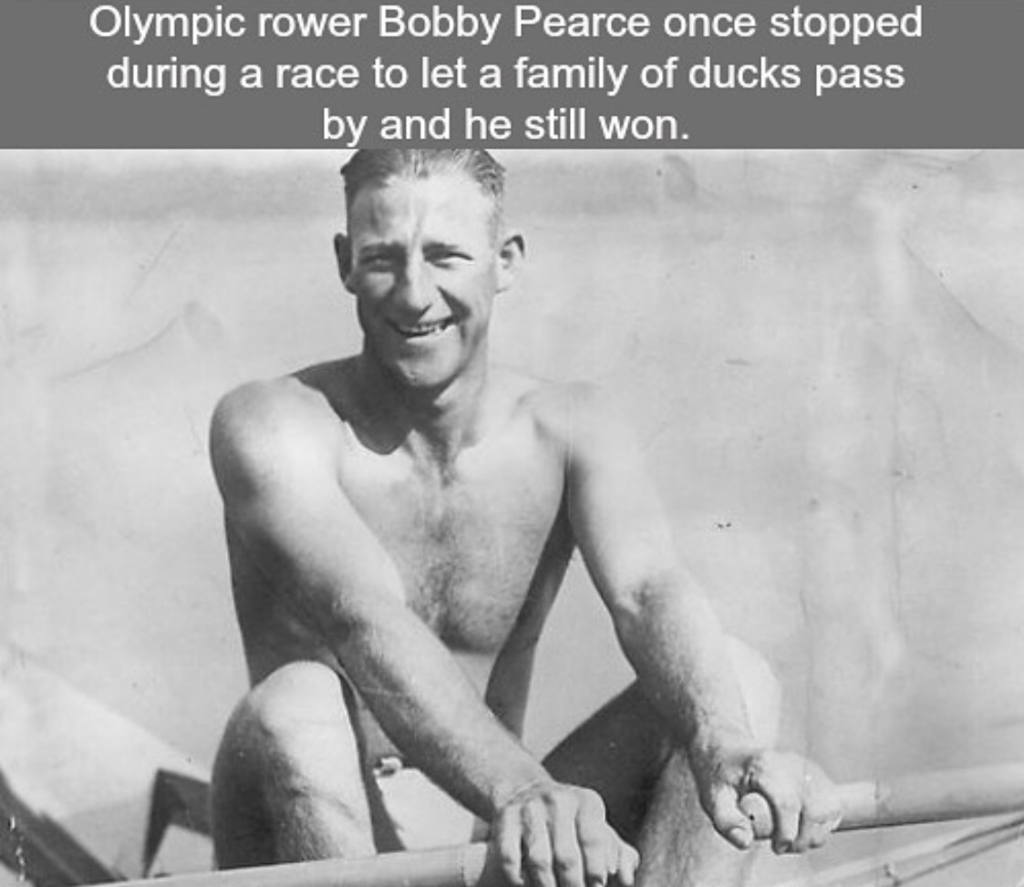 photograph - Olympic rower Bobby Pearce once stopped during a race to let a family of ducks pass by and he still won.