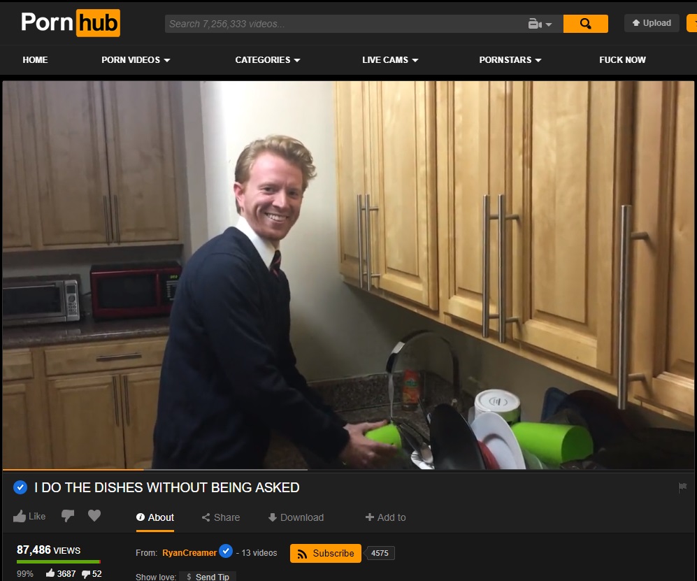 memes - ryan creamer - Porn hub Search 7,256,333 videos... Upload Home Porn Videos Categories Live Cams Pornstars Fuck Now I Do The Dishes Without Being Asked About Download Add to 87,486 Views From RyanCreamer 13 videos Subscribe 4575 99% 3687 52 Show lo