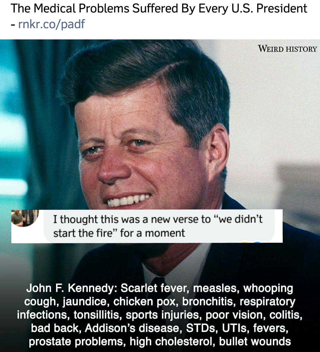 JFK, blown away, what else do I have to say