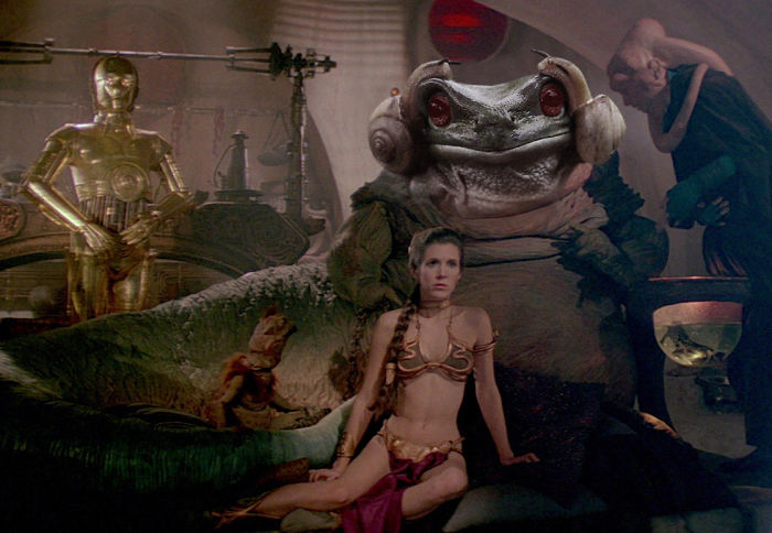 princess leia gold bikini