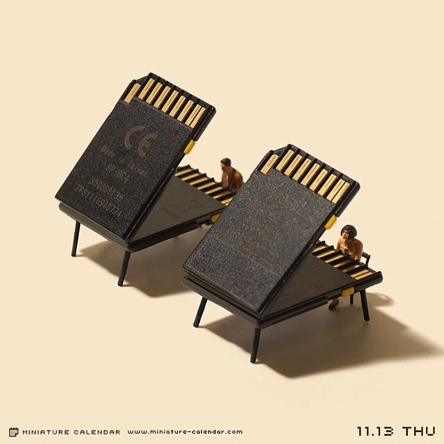 tatsuya tanaka artist - M Miniature Calendar 11.18 Thu