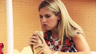 Mostly Girls Eating Burritos