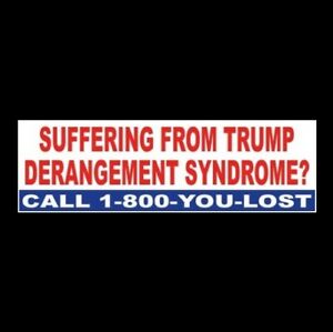 This bumper sticker is available for sale!  Get help for those with TDS!