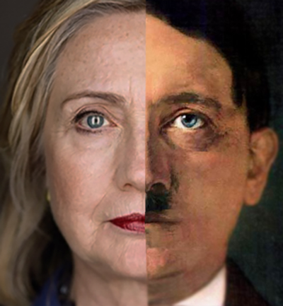 "Society's needs come before the individual's need." – A. Hitler // "We must stop thinking of the individual and start thinking about what is best for society" – H. Clinton