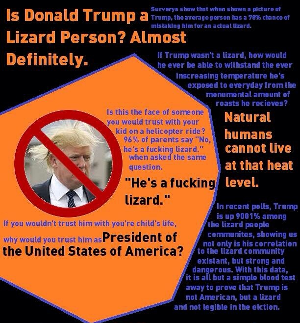 Trump is a Reptilian