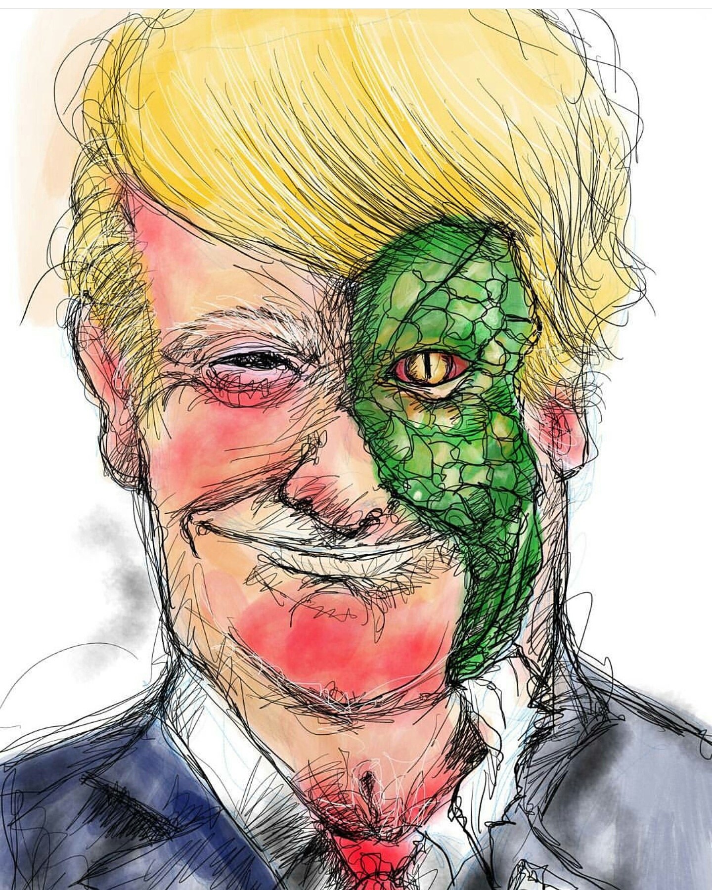 Lizard Trump will conquer us all