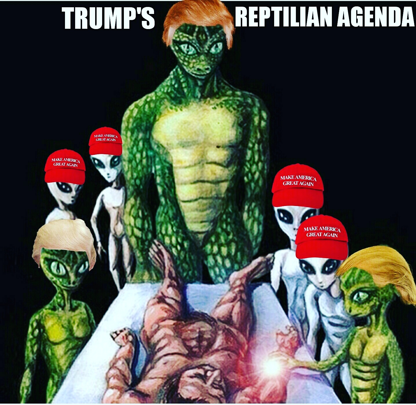 Lizard Trump will conquer us all