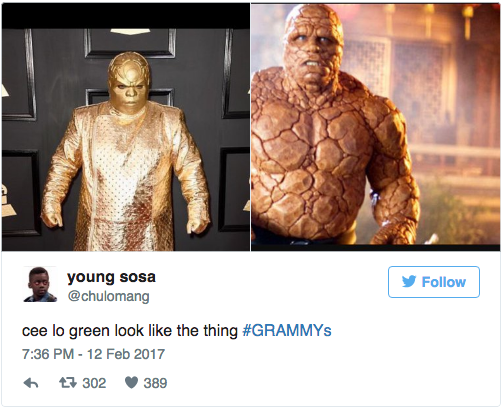 ceelo green gold meme - young sosa cee lo green look the thing 7 302389
