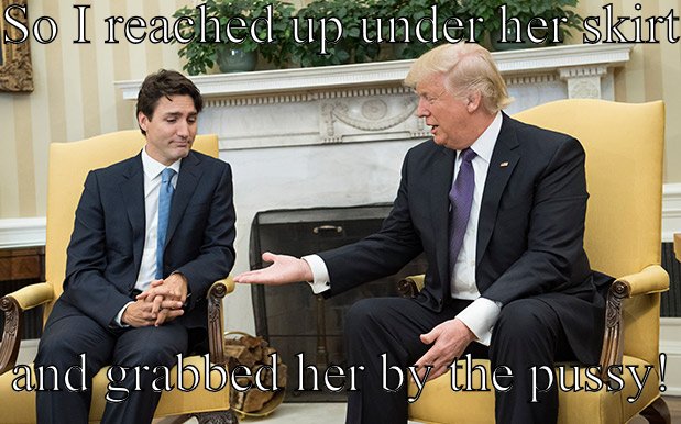 Trump schools Trudeau on how to handle women