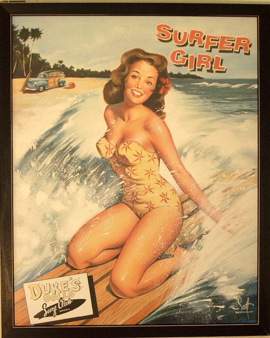 Endeuce's Lucky 13 pinups at the beach!