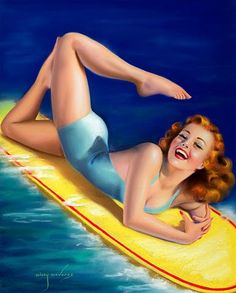 Endeuce's Lucky 13 pinups at the beach!