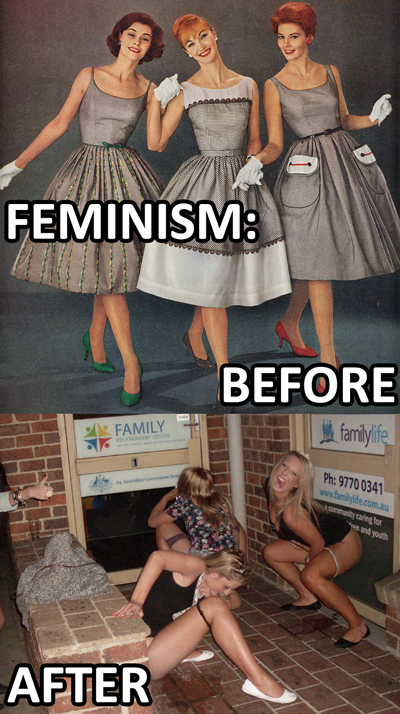 Feminism to make you cringe