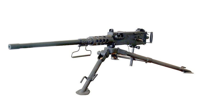 Browning M2 
The Browning M2 machine gun, designed by John Browning to fire the formidable .50BMG cartridge, is simply the most prolific machine gun in history. Production began in 1933, and the “Ma Duce” remains in widespread usage today.