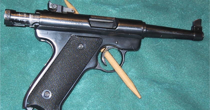 Ruger Standard (Mark I)
Produced from 1949 until 1981, the Ruger Standard was the first commercially successful handgun produced by Bill Ruger. Designed for recreational shooting, it went on to become the most successful .22 pistol in history