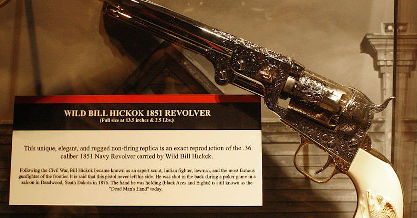 Colt 1851 Navy
Designed by Samuel Colt between 1847 and 1850, this .36 caliber cap and ball revolver was polar with many American icons, including Robert E. Lee, Wild Bill Hickok, and John Henry “Doc” Holliday.