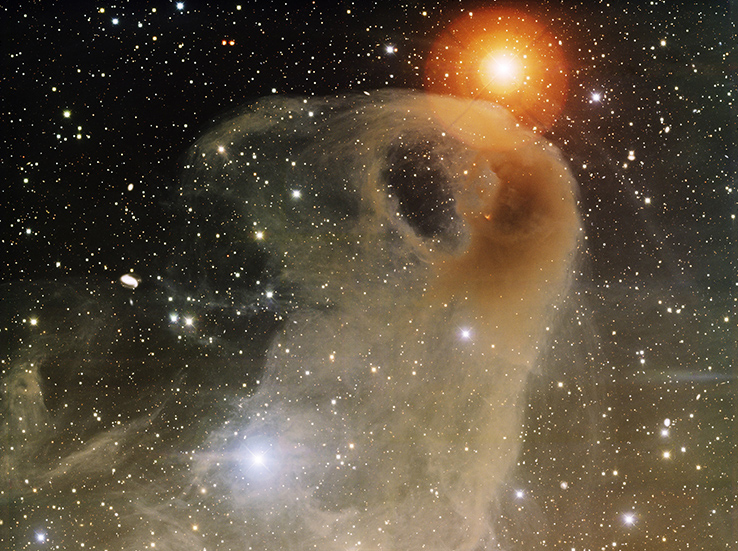 The sharp outline of the Baby Eagle Nebula is a tribute to the imaging advances contained in NSF’s Mayall Telescope on Arizona’s Kitt Peak. Baby Eagle lies about 450 light-years from Earth within a larger cloud of dust and gas known as the Taurus Molecular Cloud.

Image source: T.A. Rector, University of Alaska Anchorage, and H. Schweiker, WIYN; NOAO/AURA/NSF