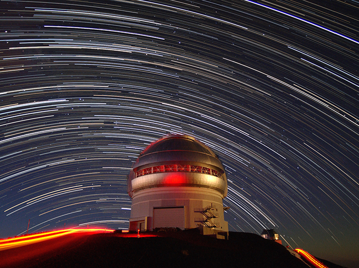 Gemini Observatory
Stunning to view against a summer sky, NSF’s Gemini North telescope atop Maunakea in Hawaii is one of two identical telescopes that make up the Gemini Observatory.
