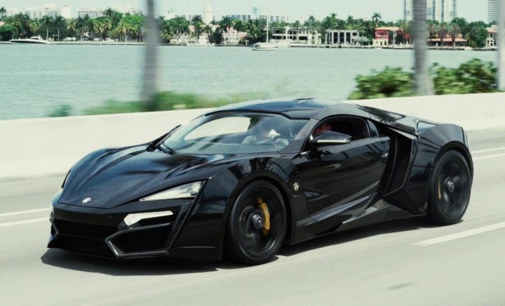W Motors Lykan Hypersport

The Lykan HyperSport is a limited production supercar by W Motors.  It is the first supercar to be produced in the Arab World and the third most expensive car built to date. It is also one of the best known, thanks to its appearance in the film Fast and Furious 7. With a price tag of $3.4 million, it features scissor doors, jewel-encrusted headlights, and a futuristic cabin.  Only seven of these amazing cars have been built.