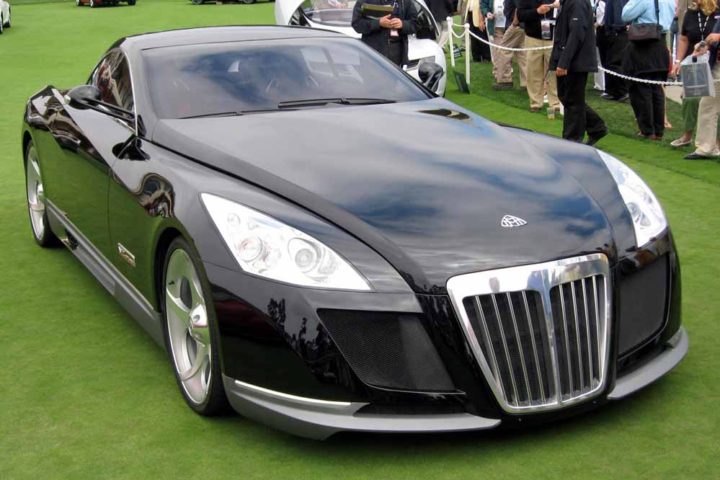 Maybach Exelero

The Maybach Exelero is a high-performance sports car built in 2004. It is big and bold, tipping the scale at 5,852 lbs and easily outweighing other sports cars by over a ton. This 700 hp 4-seater powered by a twin turbo V12 is a one-off design created by Maybach-Motorenbau GmbH, upon the request of Fulda Tires. Worth a staggering $8 million, it holds the record as the most expensive car in the world.