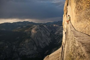 Alexander “Alex” Honnold is an American big wall free solo climber. He has broken several speed records. He is famous for the only known solo climb of the Yosemite Triple Crown, which is an 18-hour 50-minute link up of Mt. Watkins, The Nose (El Capitan), and The Regular Northwest Face of Half Dome–all in Yosemite. Along with fellow climber Hans Florine, he holds the current record for The Nose at 2 hours, 23 minutes, and 51 seconds.