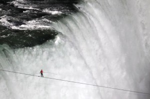 Nikolas “Nik” Wallenda described himself as The King of the Wire, and for good reason, too. He is American aerialist, acrobat, daredevil, and high wire artist. He is famous for his high wire performances without a safety net. Nik Wallenda has 6 Guinness World Records for several acrobatic feats, but he is best known as the first person to tightrope over Niagara Falls. This daring feat was years in the making as it took two years for him to get legal approval from Canada and United States. The stunt was broadcast internationally and it was the first time he had to wear a safety harness, which was required of him in order to get approved.