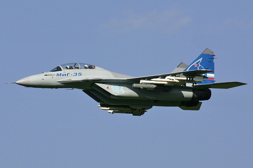 The Mikoyan MiG-35 was designed to replace the MiG-29 with the hopes of breaking into the international market.