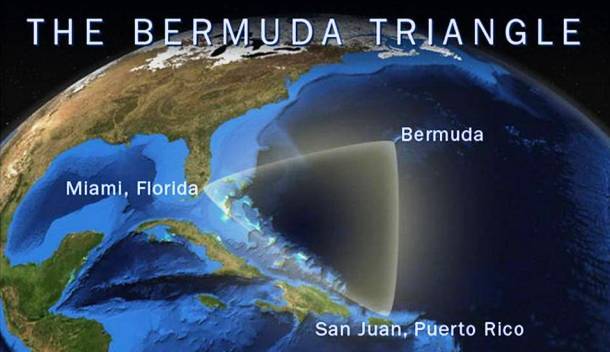 Bermuda Triangle
Known as the Bermuda Triangle, this legendary expanse of ocean can be found between the points of Miami, Bermuda, and Puerto Rico. Pilots often tell of their instruments going haywire and numerous ships have been lost at sea. With explanations ranging from gas bubbles to aliens, no one is sure what is behind the strange phenomena.