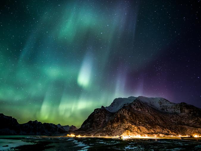 LOFOTEN ISLANDS, NORWAY
The northern lights glow over the Lofoten Islands in this picture taken by Your Shot community member Kevin Gorton for our Travelogue assignment. "I shot this image of the aurora on my first trip to Arctic Norway in March 2013; a truly stunning place and the chance to see the aurora makes it irresistible," he says. "Witnessing the aurora is so special and surreal."
PHOTOGRAPH BY KEVIN GORTON, NATIONAL GEOGRAPHIC YOUR SHO