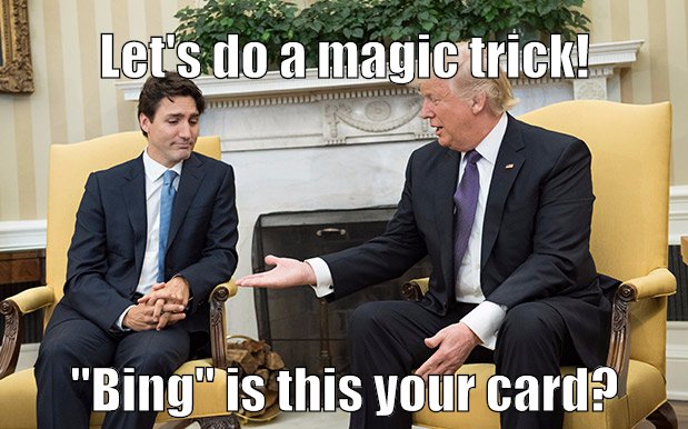 Card trick Trump
