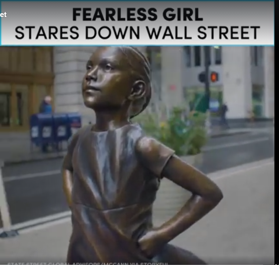 fearless girl - Fearless Girl Stares Down Wall Street 1110