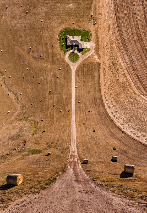 Inception style dreamscapes give everyday scenes including farms, junkyards and quarries an unsettling yet ethereal allure