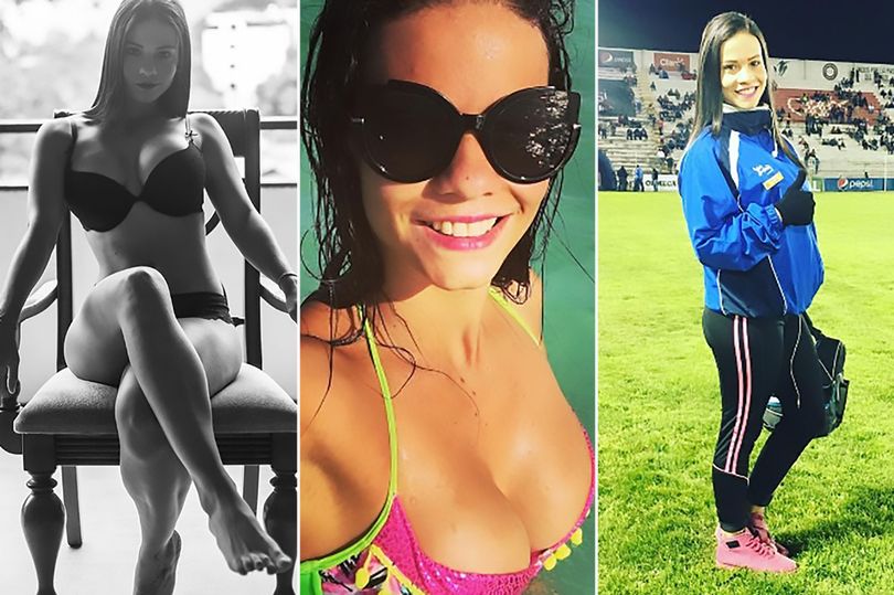 Football supporters gatecrash team's training session to get selfie with stunning physio