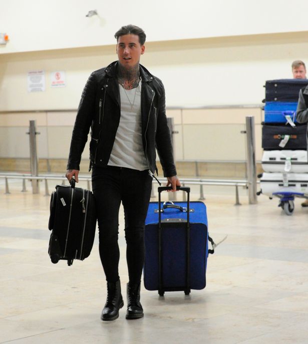 Jeremy McConnell (pictured earlier this month) has reportedly flown back to Ireland to grieve for his late father and aunt