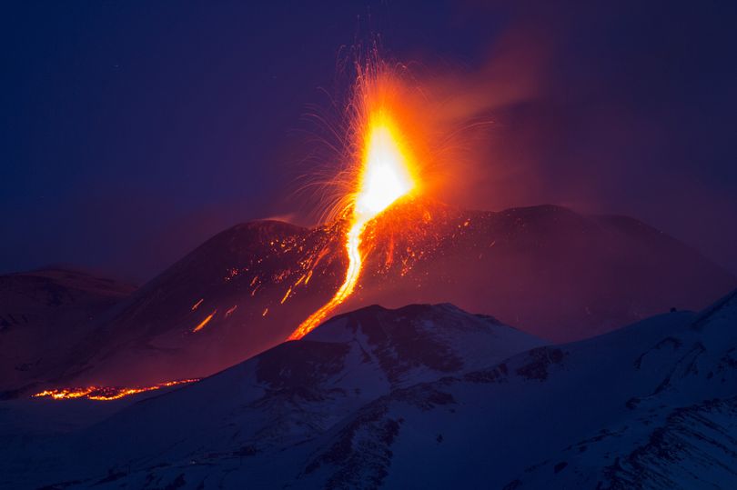 Mount Etna is one of the most active volcanos in the world (file picture)