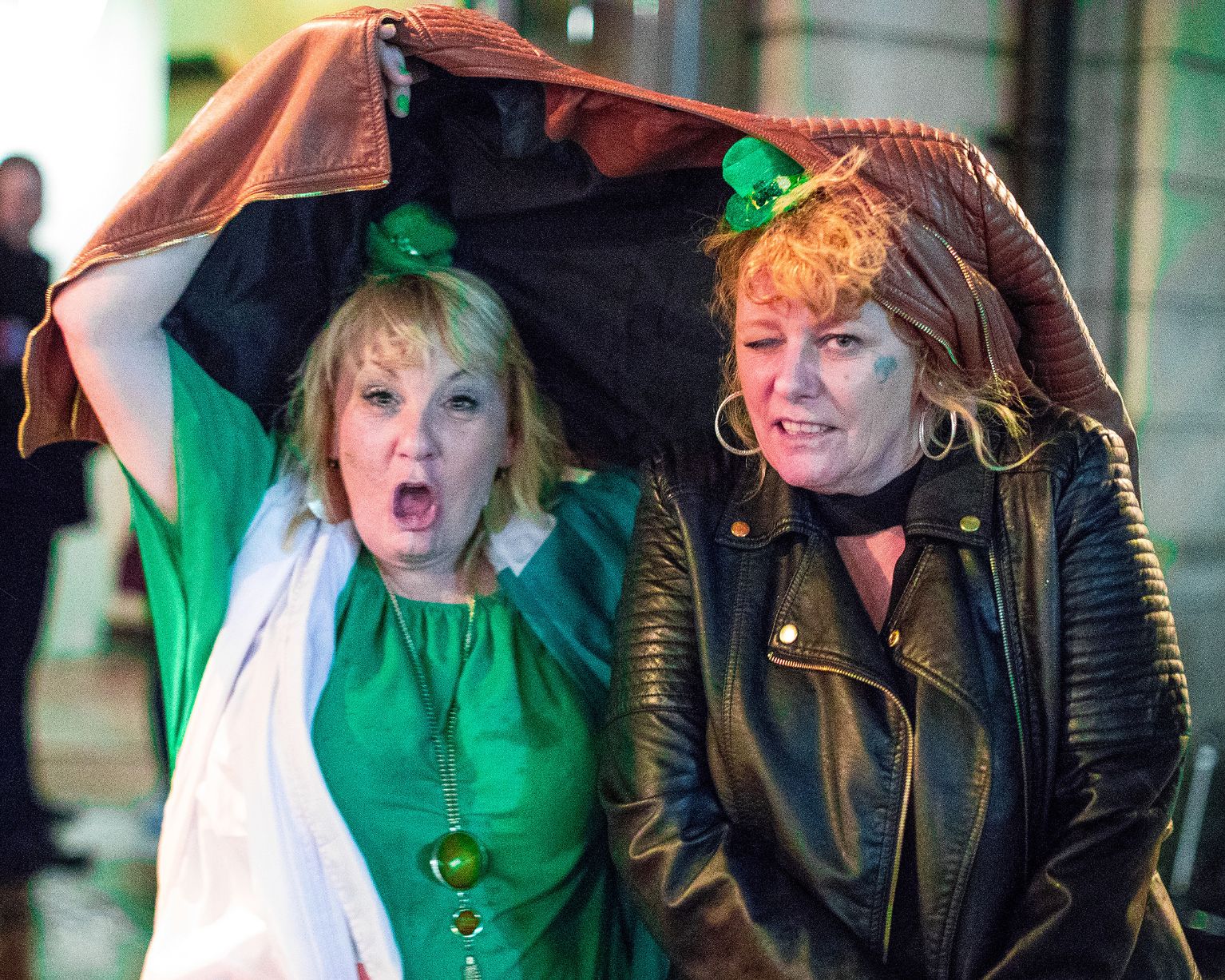 Big night of St Patrick's Day celebrations as revellers pictured looking worse for wear