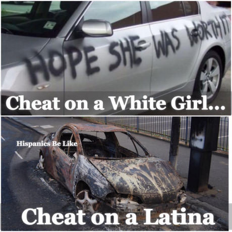 hope she was worth it car - Hope She Was Shorta Cheat on a White Girl... Hispanics Be Cheat on a Latina