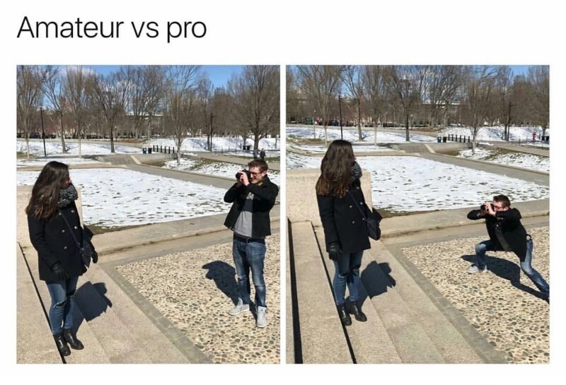 Amateur vs pro