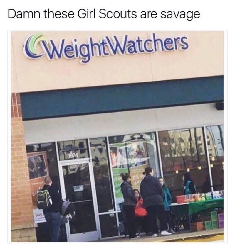 damn these girl scouts are savage - Damn these Girl Scouts are savage Weight Watchers
