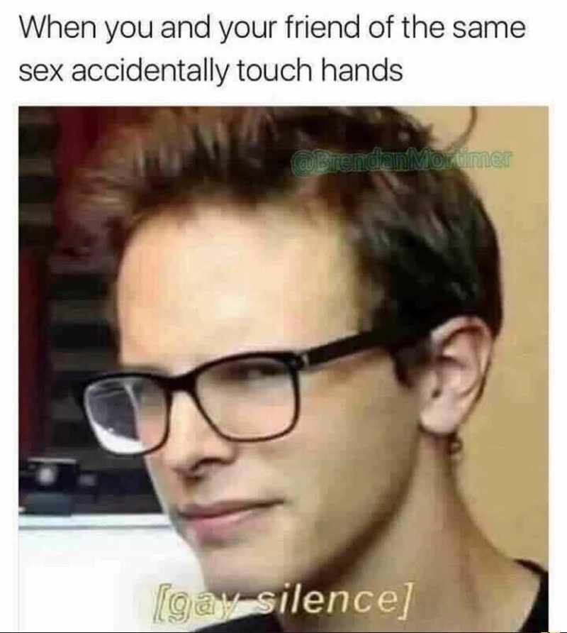 idubbbz gay silence - When you and your friend of the same sex accidentally touch hands Mortimer gav silence