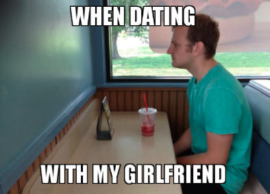 photo caption - When Dating With My Girlfriend