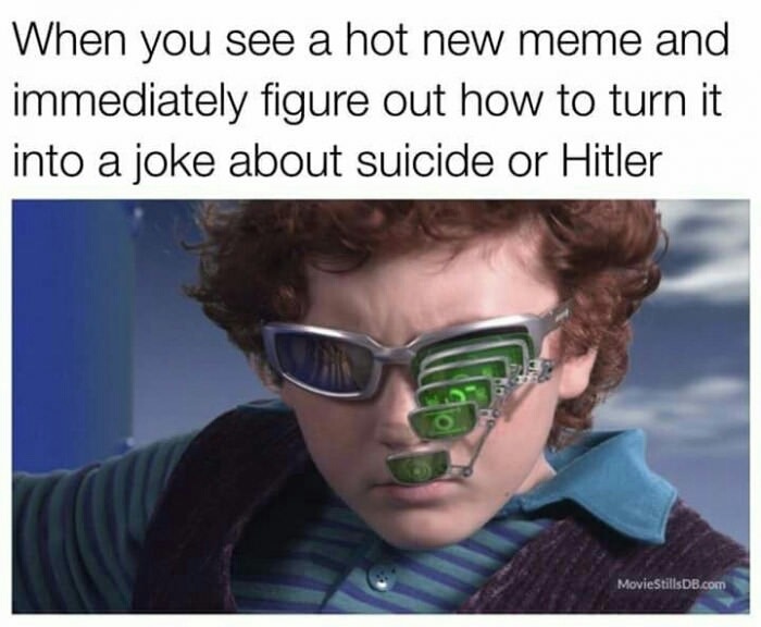 spy kids memes - When you see a hot new meme and immediately figure out how to turn it into a joke about suicide or Hitler Movie StillsDB.com