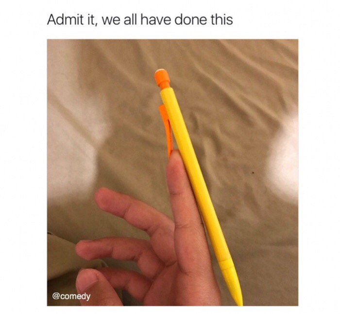 orange - Admit it, we all have done this