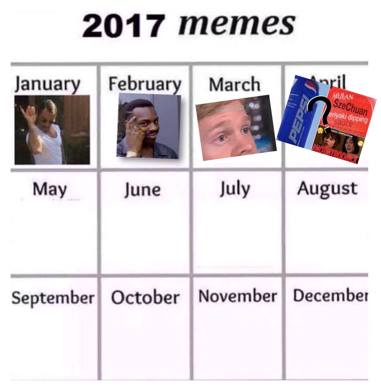 memes of every month 2017 - 2017 memes January February March huan ya dipping May June July August September October November December