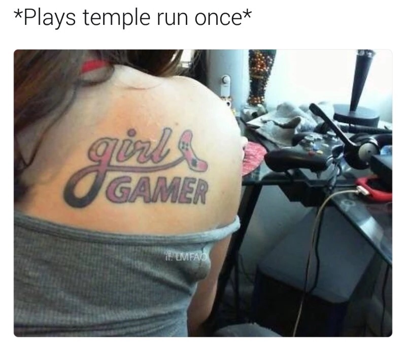 dank lol haha memes - Plays temple run once Gamer It Lmfao