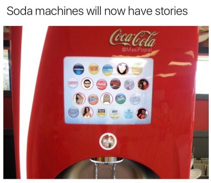 coca cola - Soda machines will now have stories Coca Cola