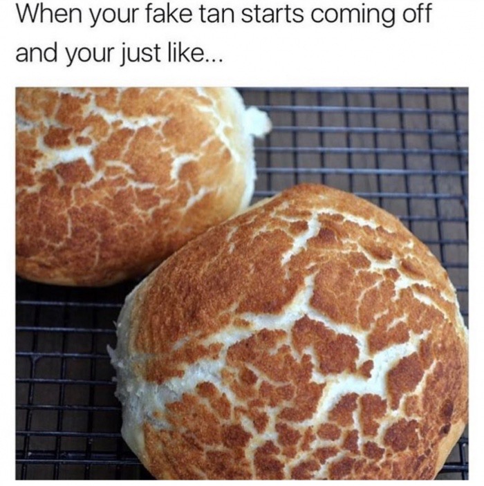 tiger bread rolls - When your fake tan starts coming off and your just ...