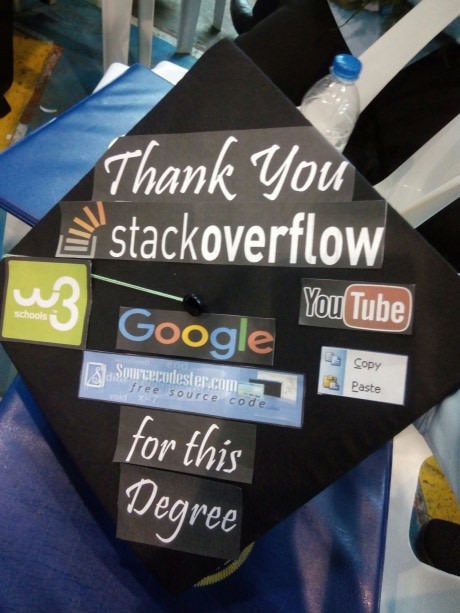 memes - thank you stackoverflow for this degree - Thank You stackoverflow You Tube Google Copy Paste for this Degree