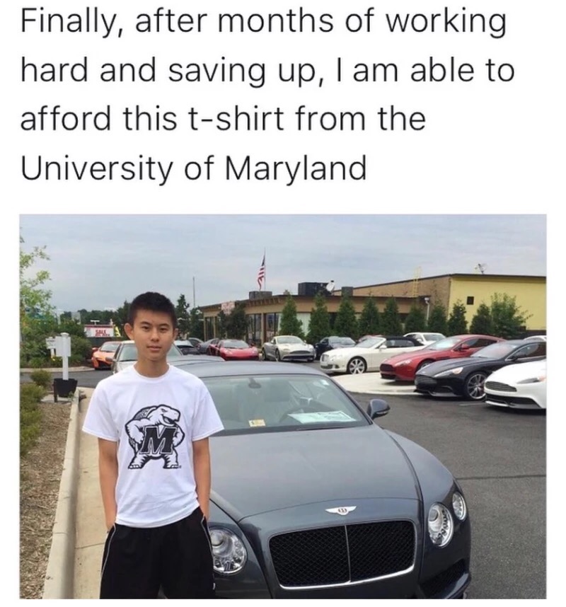 memes - saving up meme - Finally, after months of working hard and saving up, I am able to afford this tshirt from the University of Maryland
