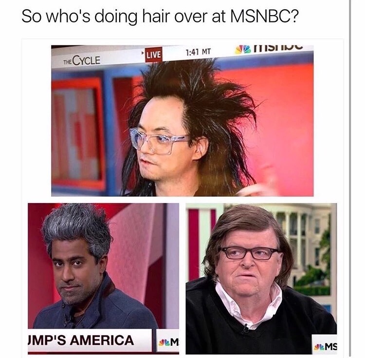 glasses - So who's doing hair over at Msnbc? W Nisi In Mt Live The Cycle Jmp'S America M Sms