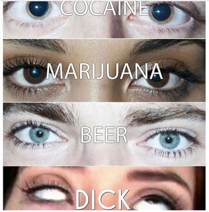 do your eyes look like when your high - Dick
